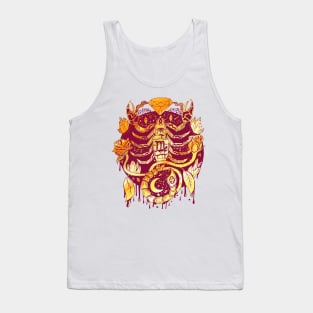 Mystic Scorpio Zodiac Burgundy Gold Tank Top